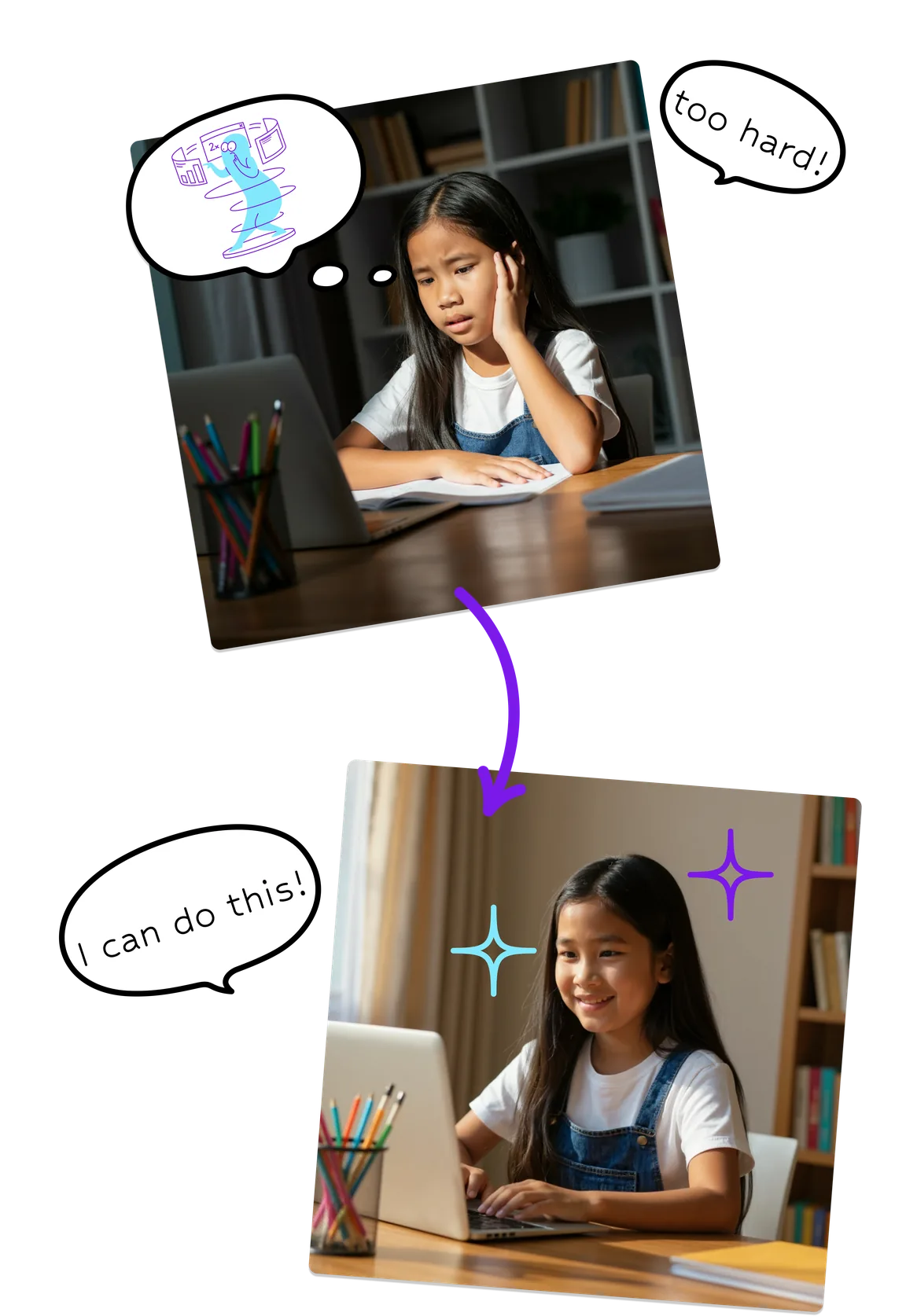 Sharp Minds Club transforms child from sad and confused to confident and excited