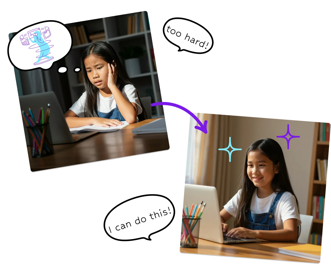 Sharp Minds Club transforms child from sad and confused to confident and excited